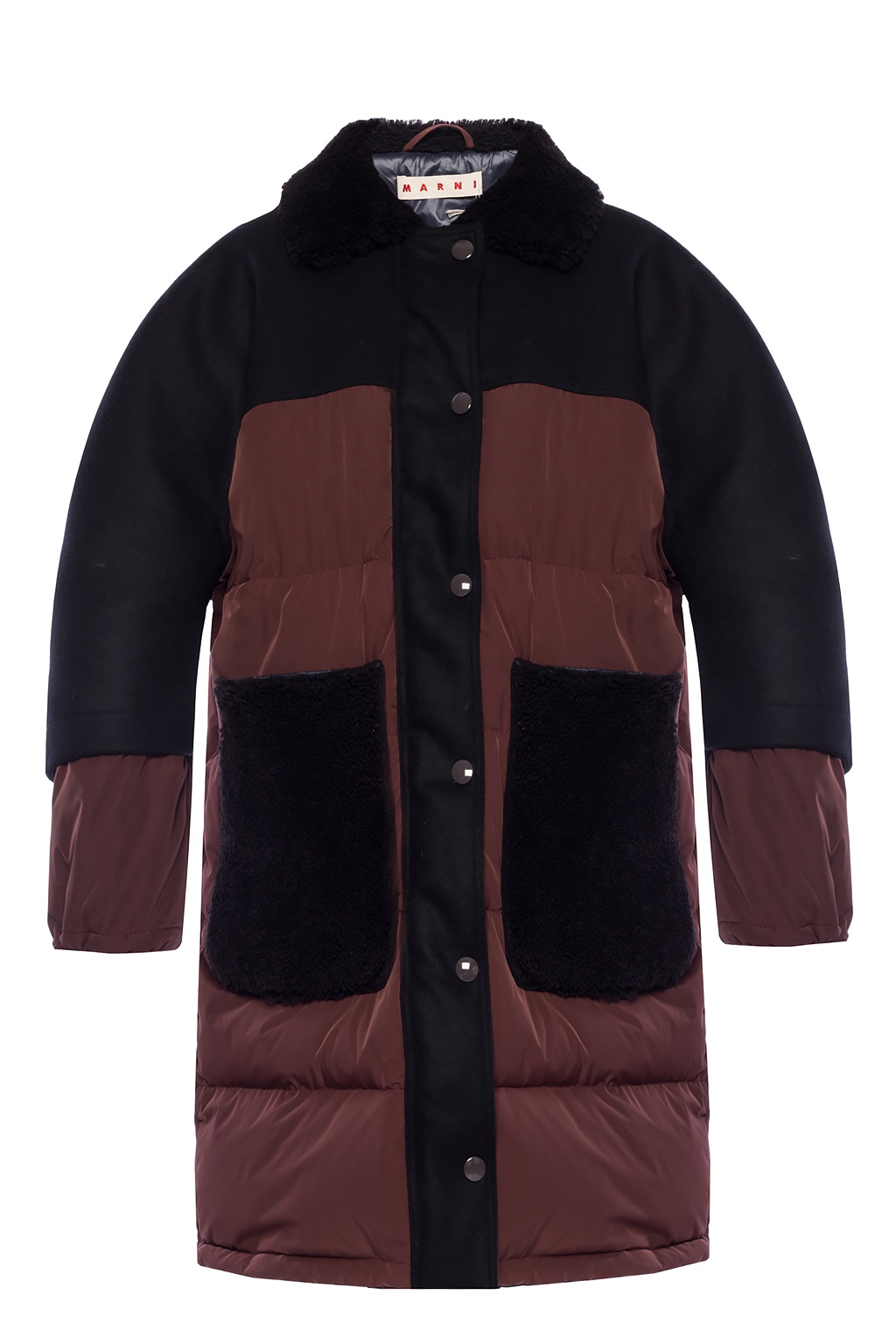 Brown Quilted down jacket Marni - Vitkac Canada